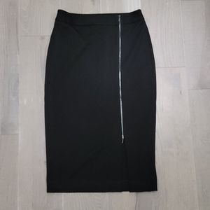 ANN TAYLOR SKIRT Size 2 midi zip